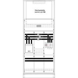Striebel & John KS4241 Mess- und Wandlerschrank TwinLine, Aufputz 2CPX032902R9999