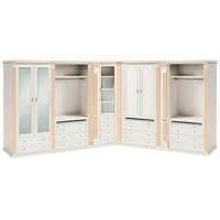 JV Möbel Eckschrank 272 x 246 x 340 cm Weiß