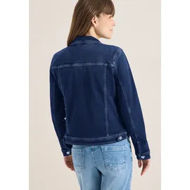 Cecil Jeansjacke mit Brusttaschen und Knöpfen in blau S