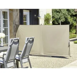 Siena Garden Sichtschutz Ben 150x280 cm taupe Gestell aus Stahl,Polyester