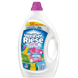 Weißer Riese Farbwaschmittel »Weißer Riese Color Gel« 50 WL