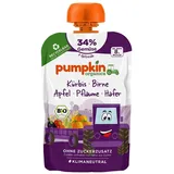 pumpkin organics Pumpkin Quetschie - Kürbis, Birne, Pflaume, Hafer bio