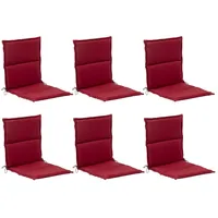 GO-DE Sitzauflage 46 x 98 cm rot 6 St.