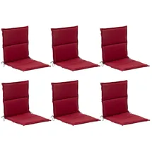 GO-DE Sitzauflage 46 x 98 cm rot 6 St.