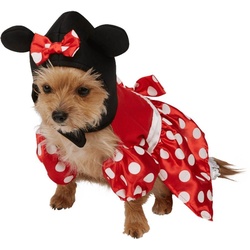Rubie ́s Hundekostüm Minnie Maus Hundekostüm, Verwandle Deinen Hund in eine süße Maus! rot XS
