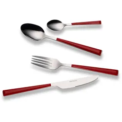 ECHTWERK Besteck Set "Basic" 16tlg rot
