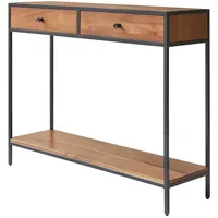 Tikamoon Konsole aus Metall und Akazienholz 100 Agra