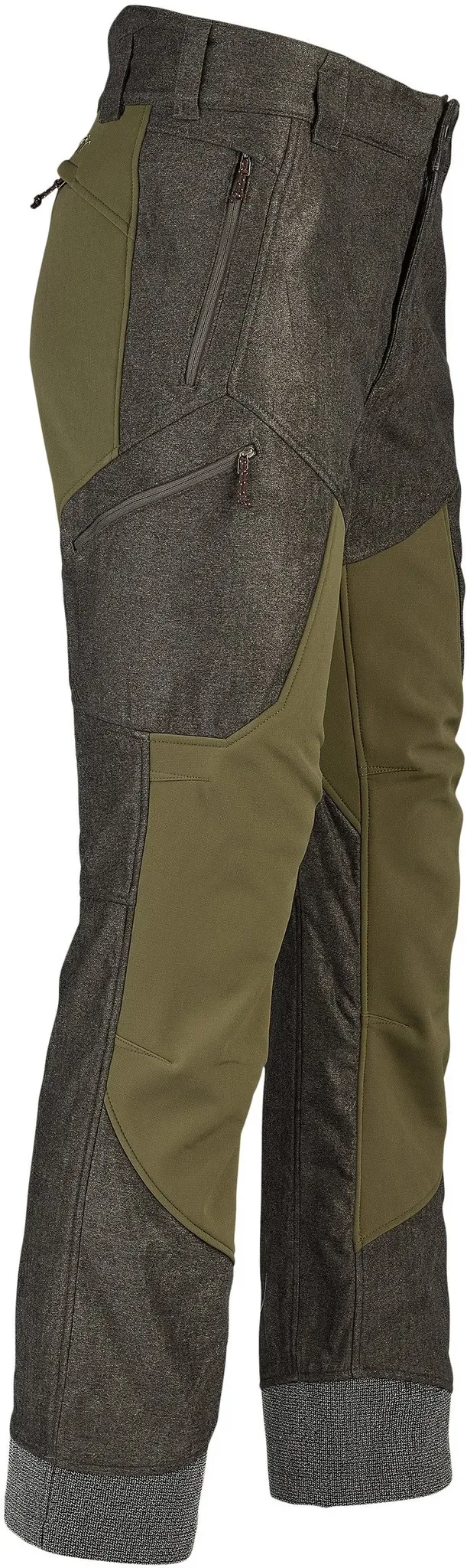 Blaser Softshellhose Vintage Whizz, dunkelbraun mélange, 48