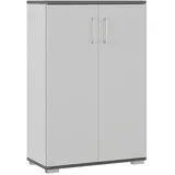 Germania Aktenschrank Profi 2.0, 4247-588 lichtgrau, grafit 2 Fachböden 80,0 x 40,0 x 123,0 cm