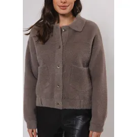 RINO & PELLE Strickjacke BUBBLY braun M