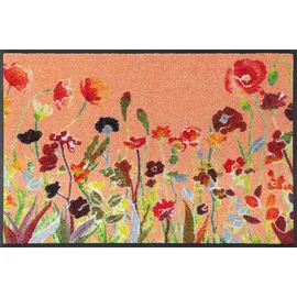 Wash+Dry Wildflowers 50 x 75 cm Orange/Rot