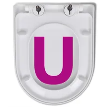 vidaXL Toilettensitz mit Absenkautomatik und Quick-Release Weiß