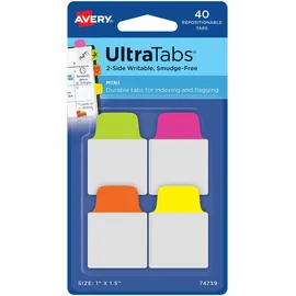 Avery Zweckform Haftstreifen UltraTabs Neon 25,4 x 3,8 cm