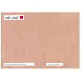 winwall Duschrückwand Duschrückwände ALU-Verbundplatte Dekor: Beton Mediterran, (1-tlg), Wandverkleidung aus Alu orange 19 cm x 27 cm