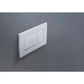 Geberit Sigma30 Betätigungsplatte für 2-Mengen-Spülung weiß/hochglanz-verchromt 115.883.KJ.1