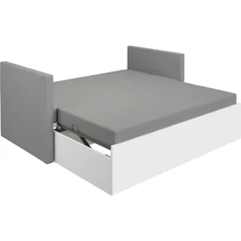 Paidi Jugendbett Flynn 100 x 200 cm Holz grau, weiß