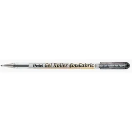 Pentel for Fabric BN15-AO Gelschreiber transparent 0,5 mm, Schreibfarbe: schwarz,