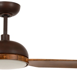 BEACON Unione 142 cm Deckenventilator dunkle akazie/geölte bronze