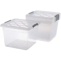 Blumtal Aufbewahrungsbox mit Deckel 32L aus Kunststoff - Aufbewahrungsboxen
