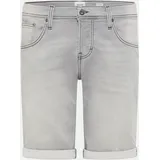 Mustang Jeans-Short Chicago in grau mit Kontrastnähten-W36