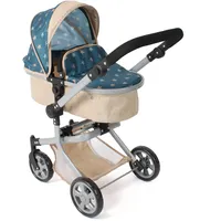 Bayer Chic 2000® 2in1 Puppenwagen Mika Sternchen beige-türkis –