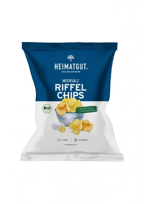 Heimatgut Riffel Chips - Meersalz bio