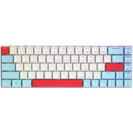 Cherry MX-LP 2.1 Compact Wireless, Wireless Compact Gaming Keyboard with 68 Keys, US Layout (QWERTY), RGB Lighting, Mechanical MX LOW PROFILE SPEED Switches, White