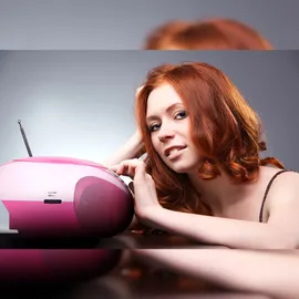 Lenco SCD-37 USB pink