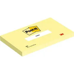 3M Post-It 655-CY, Rechteck, Gelb, Papier, PEFC, 127 mm, 76 mm
