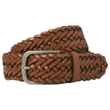 JACK & JONES Herrengürtel Leder 100 cm braun