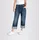 MAC Baggy Jeans in Blau mit Straight Leg-D38