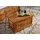 Massivmoebel24 Truhe Akazie 90x50x50 honig lackiert OXFORD #0323