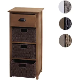 Mendler HWC-K84 Kommode 83x40x29cm dunkelbraun