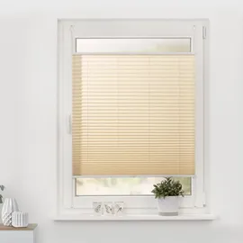 Lichtblick Plissee Klemmfix, ohne Bohren, verspannt, 70x130 cm, -