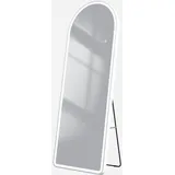 Emke Standspiegel, Weiß, Glas, Rechteckig, 60x160x160 cm, Spiegel, Standspiegel