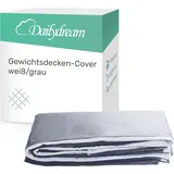 nivion gmbh Dailydream Bezug in weiß für Erwachsenengewichtsdecken 135 x 200 cm - zweifarbig