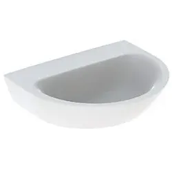 Geberit Renova Handwaschbecken 500577011 50 x 40 cm, weiß, ohne Hahnloch, ohne Hahnloch