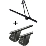 Fahrradträger ORION + Dachträger VDP Stahl kompatibel mit Kia Rio 5 Türer ab 2017