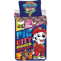 Paw Patrol Big City Blau 140 x 200 cm + 70 x 90 cm
