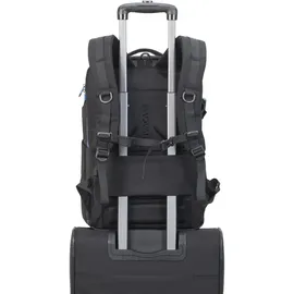 RivaCase® RIVACASE Laptop-Rucksack Borneo 7860 schwarz bis 44,0 cm (17,3 Zoll)