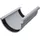 Inefa Rinnenverbinder Halbrund PVC NW 150 Grau