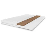 marpur Matratzentopper, Weiß, H4, 200x200 cm, Oeko-Tex® Standard 100, Schlafzimmer, Matratzen Topper Frabe: hart: