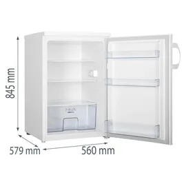 Gorenje R49CPW Kühlschrank (133 l, 845 mm hoch, Weiß)