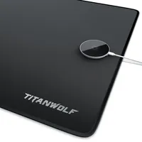 Titanwolf XXL Mauspad, 900x400 mm, mit induktiver Ladestation