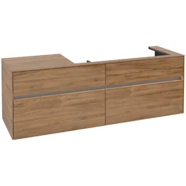 Villeroy & Boch Waschbeckenunterschrank 4 Auszüge 160 x 54,8 x 50 cm Kansas Oak
