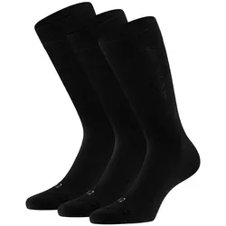 Basicsocken APOLLO, Damen, Gr. 35-38, schwarz, Wolle, Polyamid, Elasthan, unifarben, elastisch, Socken, Unisex mit Stickerei und weichen Merinowoll-Anteil