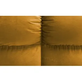 Switch Einzelsofa aus Mikrofaser Gappa ¦ gold ¦ Maße (cm): B: 222 H: 82 T: 94.0