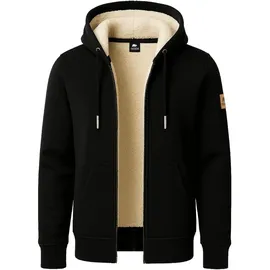 Forsberg Kapuzenjacke mit Teddyfutter Schwarz 3XL