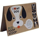 Eco Poop Scoop Hundekotbeutel mit Henkel & biologisch abbaubar (360 Stück, Pappe) - kompostierbare Kotbeutel für kleine, mittelgroße und große Hunde & Welpen - Kotbeutel, Hundebeutel, Dog Poop Bags