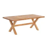 SonnenPartner Stanford Gartentisch 200 x 100 x 76 cm Teakholz